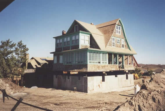 Lifted for a new foundation. Lifted for a new foundation.